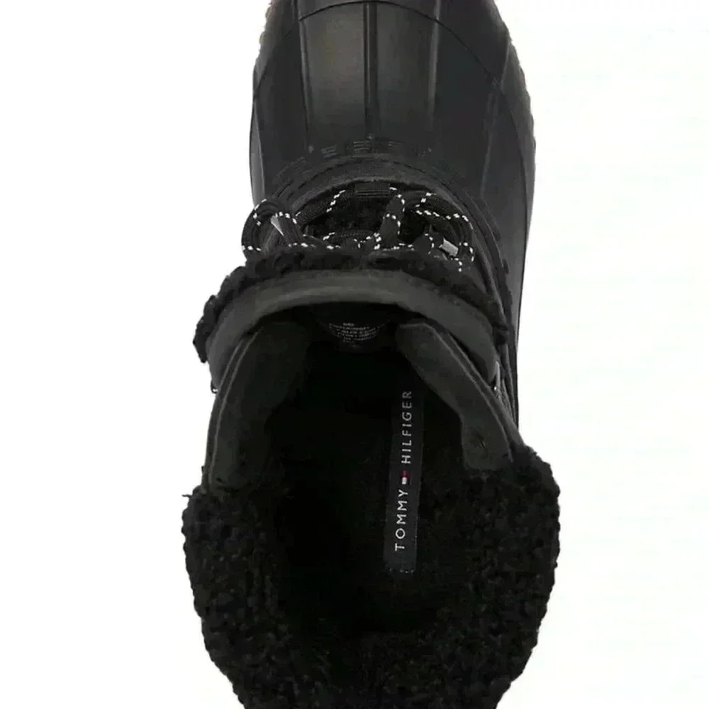 Tommy Hilfiger Duck Boots. New With Tags. Womens Size 6. Black - Picture 6 of 7